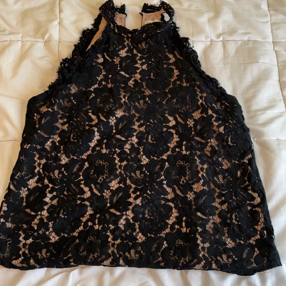 ee:some Black lace shirt